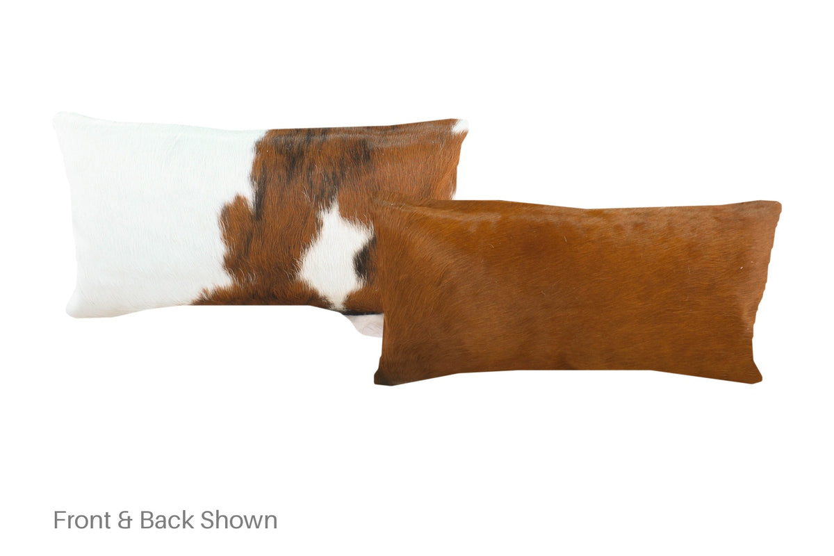 Tricolor Cowhide Pillow #A51191