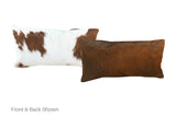 Tricolor Cowhide Pillow 12x22 #A51193 by Hudson Hides