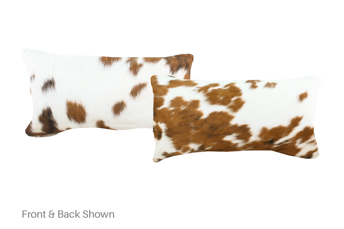 Tricolor Cowhide Pillow #A51195
