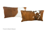 Tricolor Cowhide Pillow 12x22 #A51198 by Hudson Hides