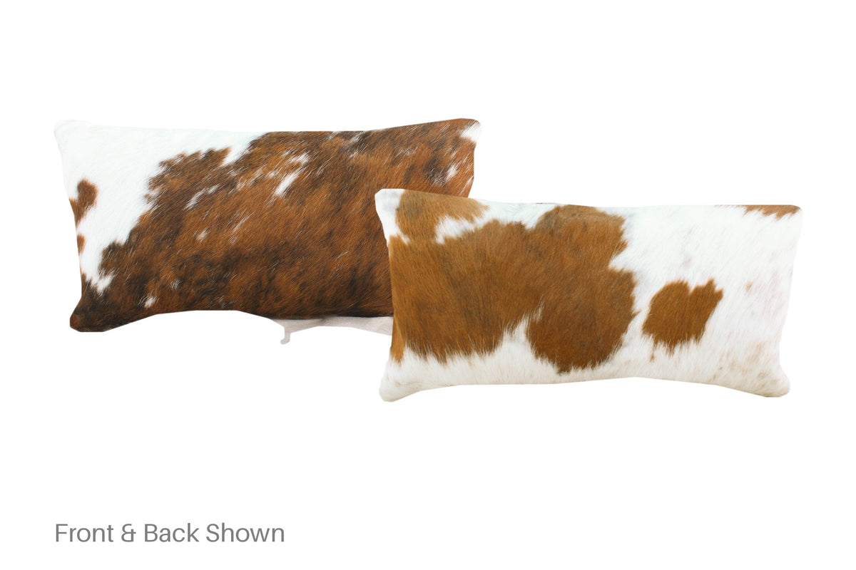 Tricolor Cowhide Pillow #A51202