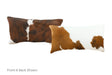 Tricolor Cowhide Pillow 12x22 #A51204 by Hudson Hides