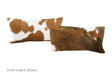 Tricolor Cowhide Pillow 12x22 #A51205 by Hudson Hides