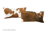 Tricolor Cowhide Pillow 12x22 #A51205 by Hudson Hides