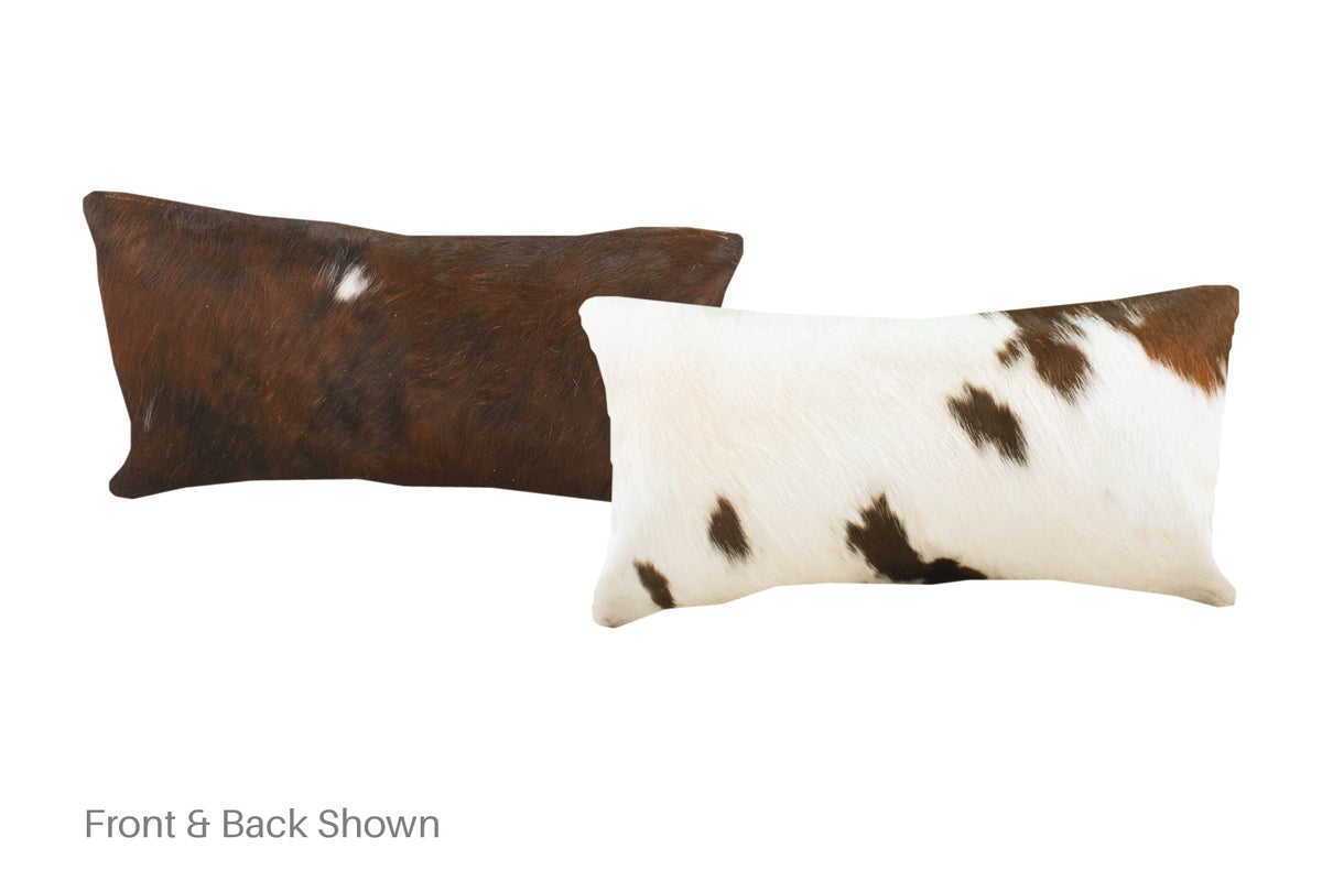 Tricolor Cowhide Pillow #A51206