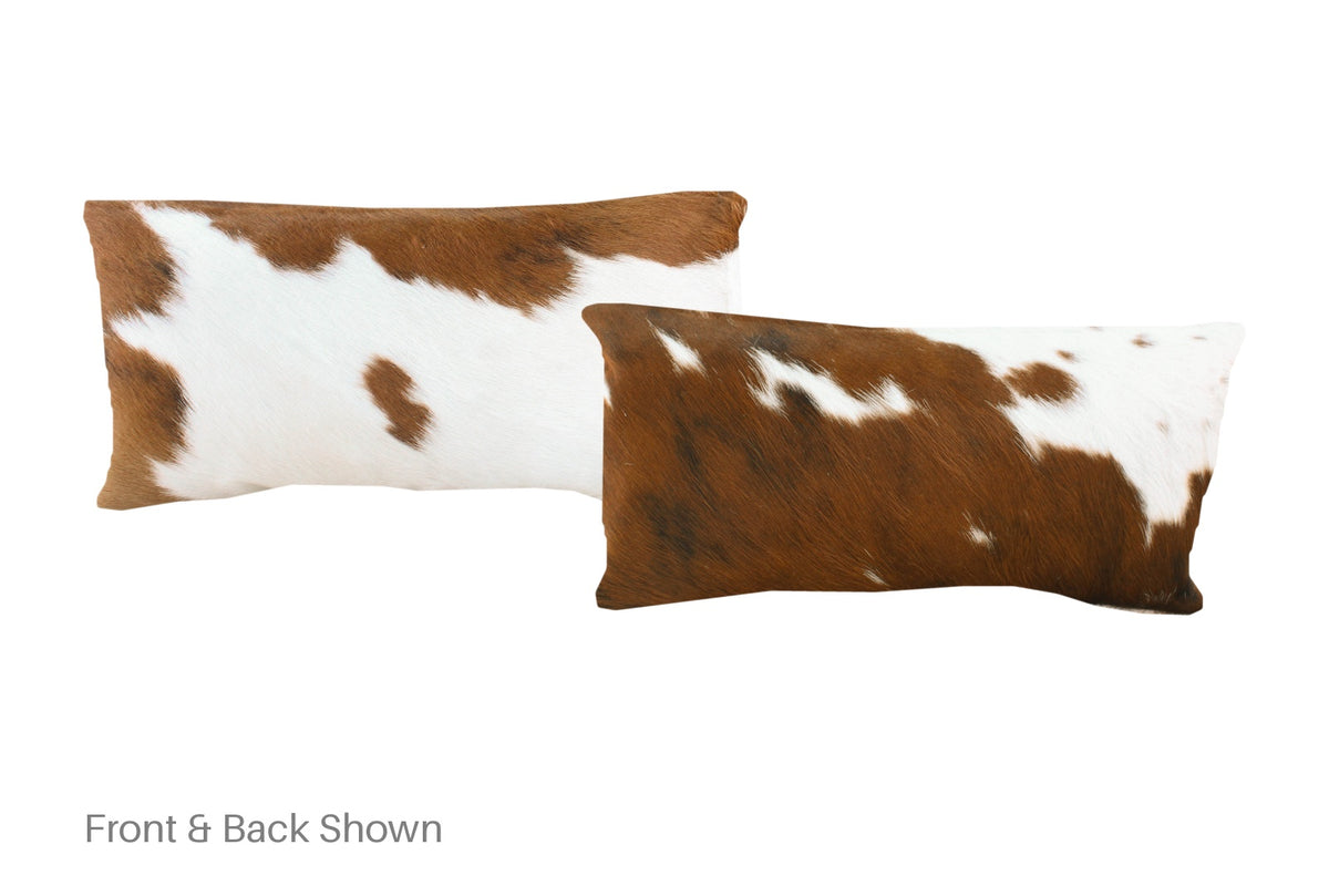 Tricolor Cowhide Pillow #A51208