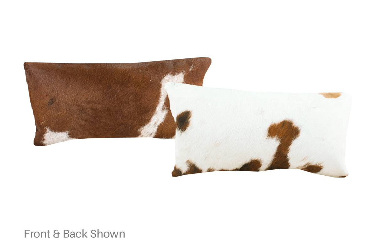 Tricolor Cowhide Pillow #A51209