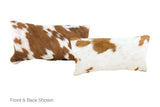 Tricolor Cowhide Pillow 12x22 #A51213 by Hudson Hides