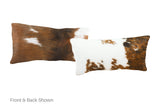 Tricolor Cowhide Pillow 12x22 #A51216 by Hudson Hides