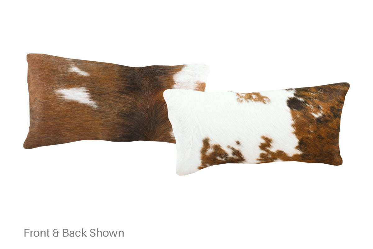 Tricolor Cowhide Pillow #A51216
