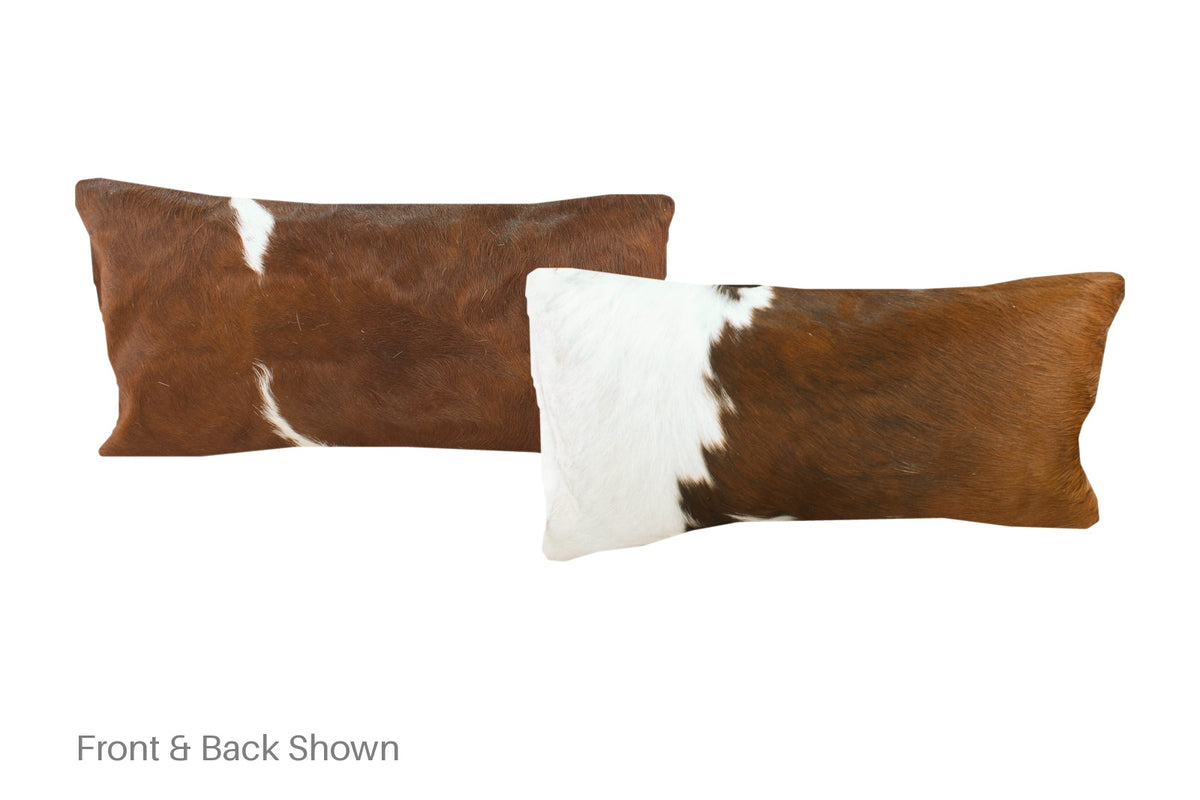 Tricolor Cowhide Pillow #A51218