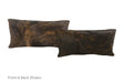 Dark Brindle Cowhide Pillow 12x22 #A51228 by Hudson Hides