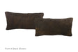 Dark Brindle Cowhide Pillow 12x22 #A51229 by Hudson Hides
