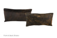 Dark Brindle Cowhide Pillow 12x22 #A51235 by Hudson Hides
