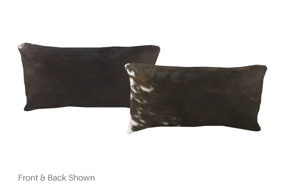 Dark Brindle Cowhide Pillow #A51236