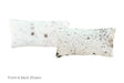 Salt and Pepper Black Cowhide Pillow 12x22 #A51238 by Hudson Hides
