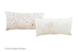 Salt and Pepper Brown Cowhide Pillow 12x22 #A51240 by Hudson Hides