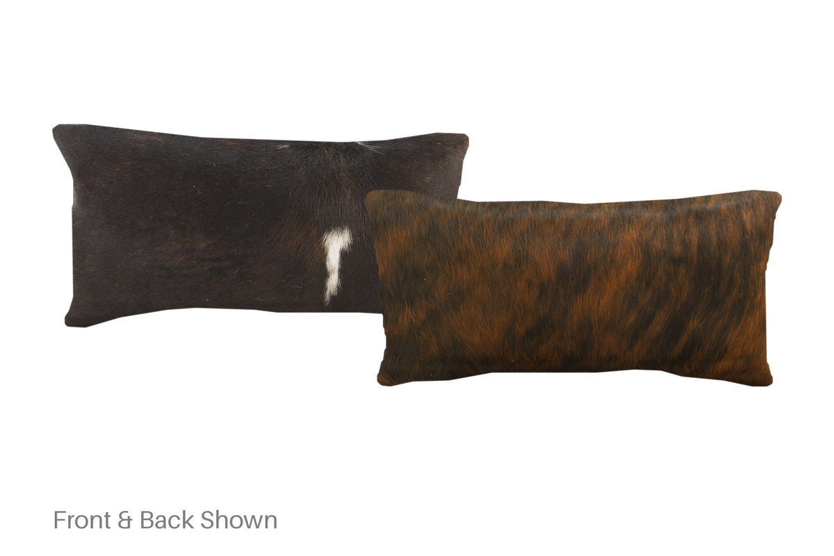 Tricolor Cowhide Pillow #A51252