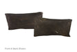 Dark Brindle Cowhide Pillow 12x22 #A51258 by Hudson Hides