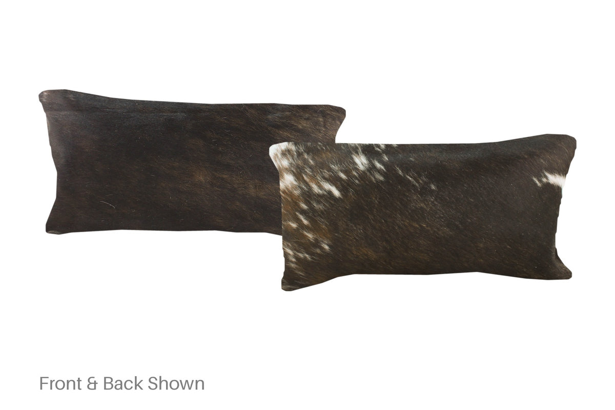 Dark Brindle Cowhide Pillow #A51261