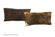 Dark Brindle Cowhide Pillow 12x22 #A51262 by Hudson Hides