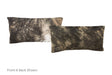 Dark Brindle Cowhide Pillow 12x22 #A51267 by Hudson Hides