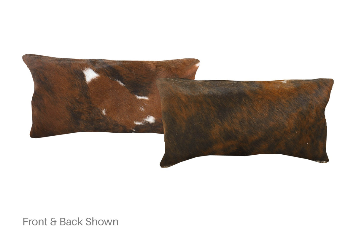 Tricolor Cowhide Pillow #A51271
