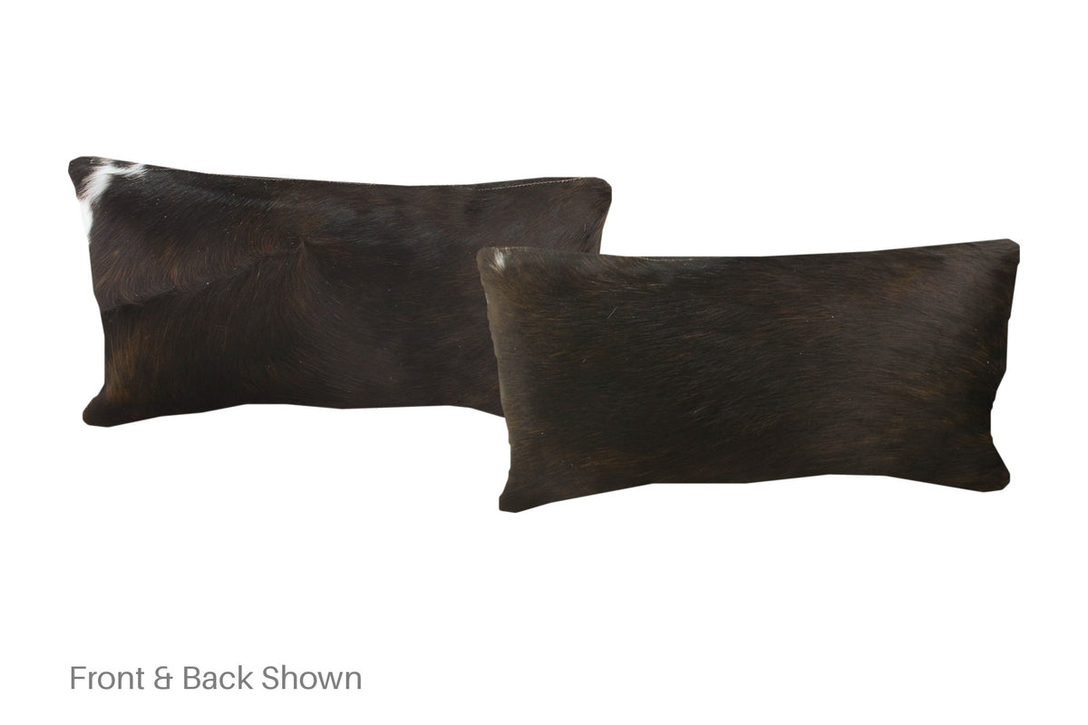 Dark Brindle Cowhide Pillow #A51272