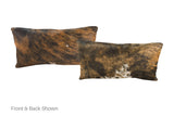 Tricolor Cowhide Pillow 12x22 #A51277 by Hudson Hides