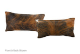 Tricolor Cowhide Pillow 12x22 #A51278 by Hudson Hides