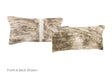 Light Brindle Cowhide Pillow 12x22 #A51283 by Hudson Hides