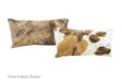 Tricolor Cowhide Pillow 12x22 #A51298 by Hudson Hides