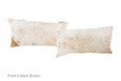 Salt and Pepper Brown Cowhide Pillow 12x22 #A51325 by Hudson Hides