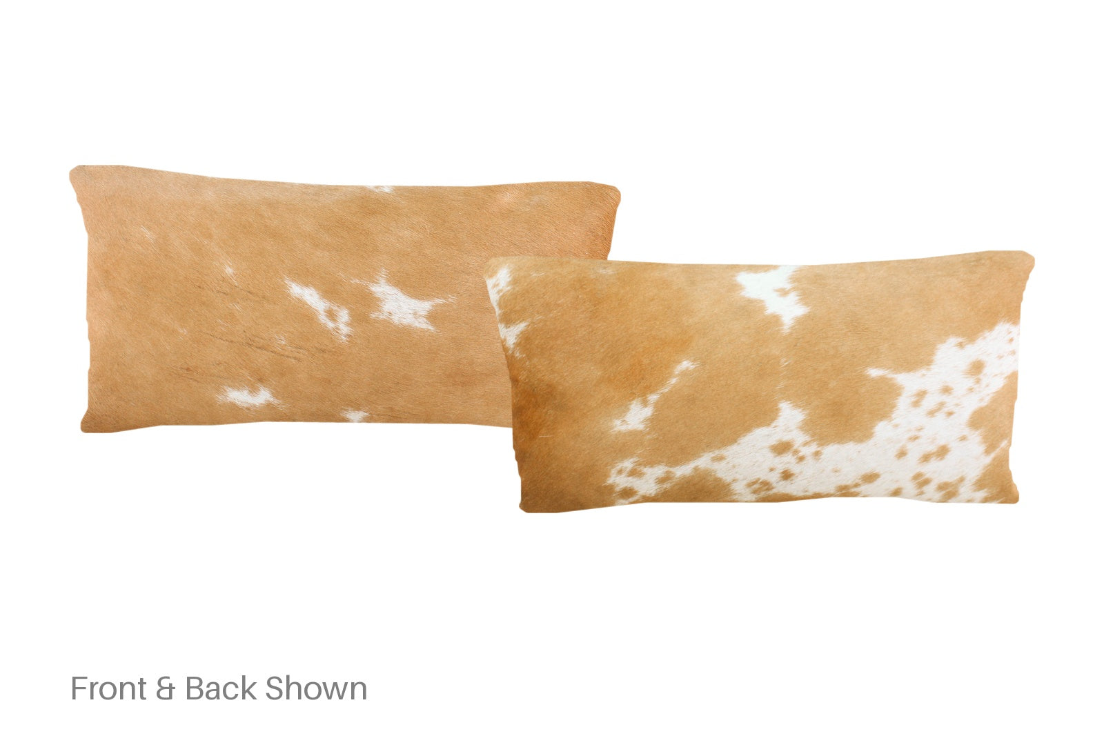 Brown and White Cowhide Pillow #A51327