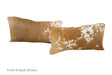 Brown and White Cowhide Pillow 12x22 #A51328 by Hudson Hides