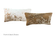 Salt and Pepper Brown Cowhide Pillow 12x22 #A51329 by Hudson Hides