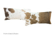 Chocolate Cowhide Pillow 12x22 #A51330 by Hudson Hides