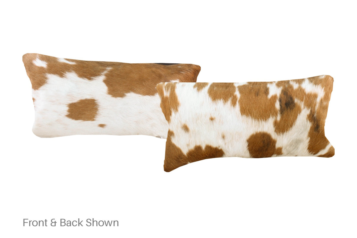 Tricolor Cowhide Pillow #A51337