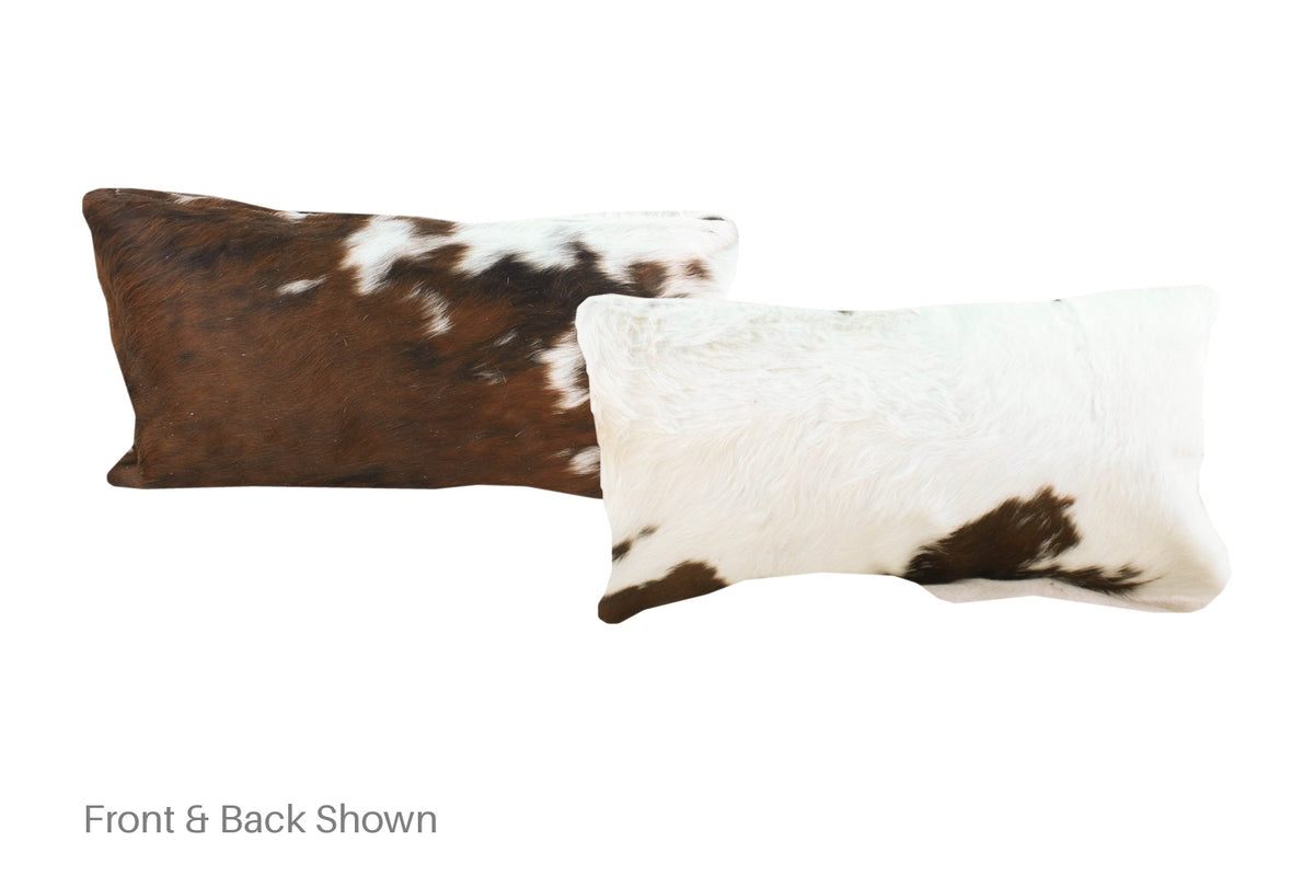 Tricolor Cowhide Pillow #A51339