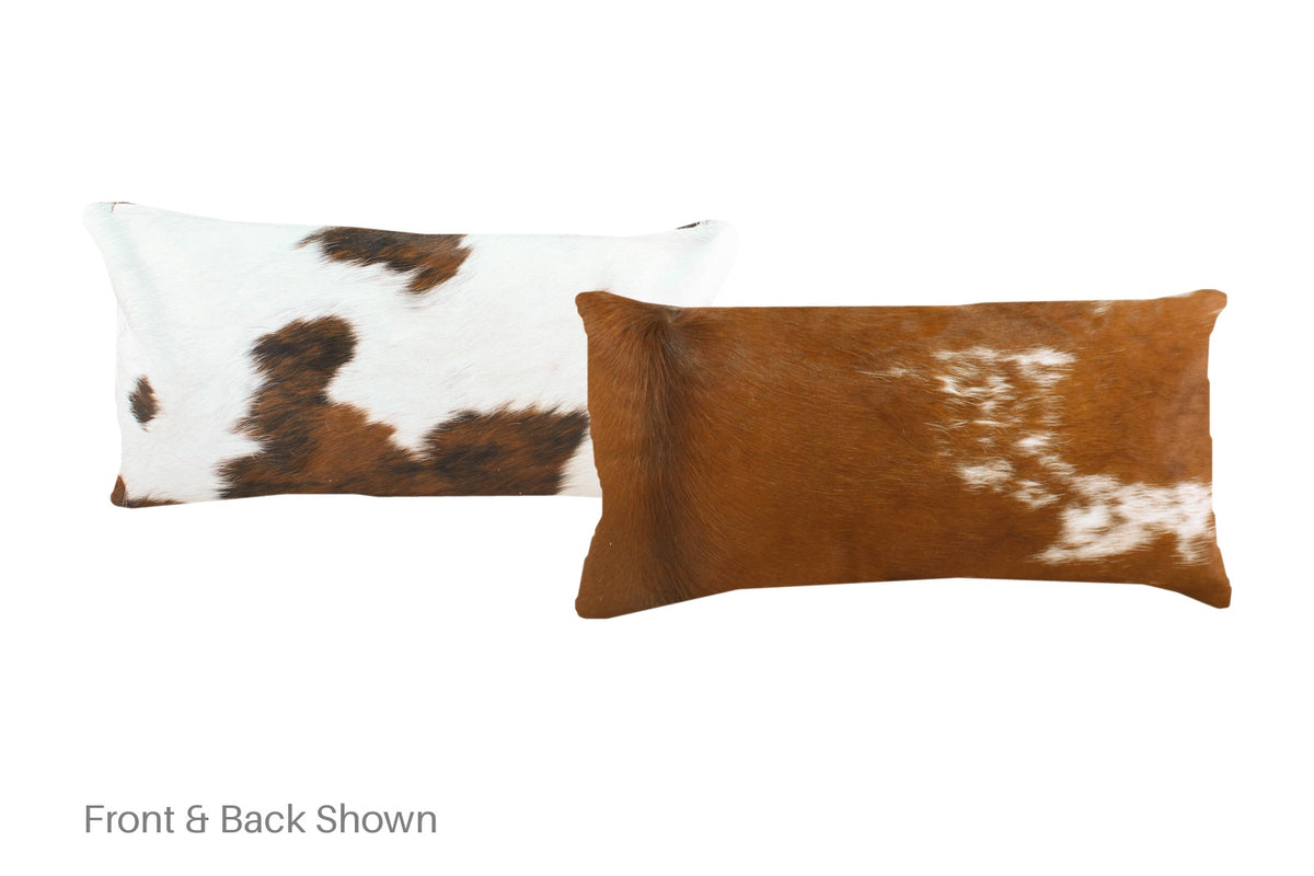 Tricolor Cowhide Pillow #A51340