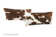 Tricolor Cowhide Pillow 12x22 #A51344 by Hudson Hides