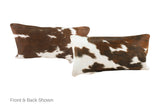 Tricolor Cowhide Pillow 12x22 #A51344 by Hudson Hides