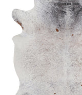 Salt and Pepper Brown X-Large Brazilian Cowhide Rug 7'2"H x 6'3"W #A5135 by Hudson Hides