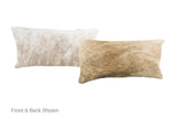 Light Brindle Cowhide Pillow 12x22 #A51351 by Hudson Hides
