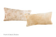 Salt and Pepper Brown Cowhide Pillow 12x22 #A51362 by Hudson Hides