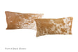 Salt and Pepper Brown Cowhide Pillow 12x22 #A51366 by Hudson Hides