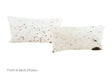 Salt and Pepper Brown Cowhide Pillow 12x22 #A51370 by Hudson Hides