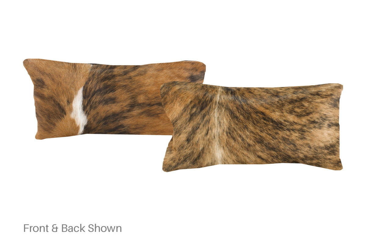 Tricolor Cowhide Pillow #A51373