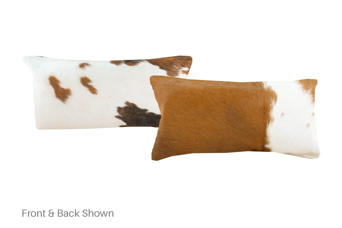 Tricolor Cowhide Pillow #A51375