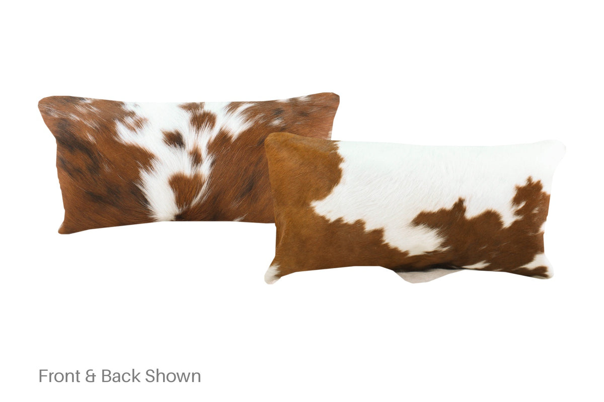 Tricolor Cowhide Pillow #A51379